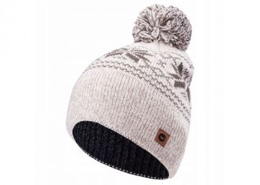 Hi-Tec Pom Pom Beanie Unisex Σκούφος Πλεκτός σε Λευκό χρώμα 92800438541 - Hi-Tec - 