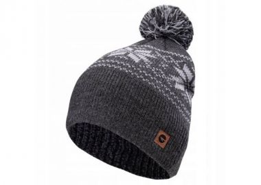 Hi-Tec Pom Pom Beanie Unisex Σκούφος Πλεκτός σε Μαύρο χρώμα 92800438542 - Hi-Tec - 