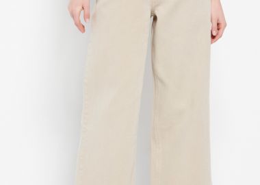 High-rise τζιν ζιπ κιλότ - FUNKY BUDDHA - 