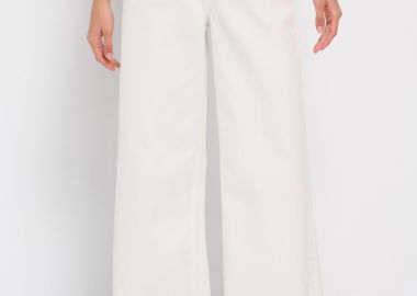 High-rise τζιν ζιπ κιλότ - FUNKY BUDDHA - 