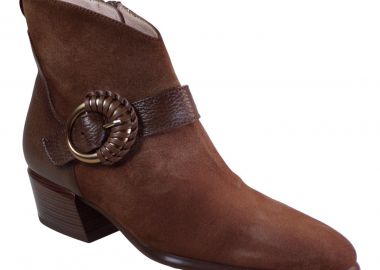 Hispanitas Γυναικεία Mπότακια Ankle Boot verona hazelnut AVELLANA PHI254256 Καφέ - Hispanitas - 