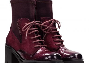 Hispanitas Γυναικεία Mποτάκια Ankle Boot zurich wine HI254281 Μπορντώ - Hispanitas - 