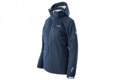 Hitec Κοντό Γυναικείο Puffer Μπουφάν Αδιάβροχο για Χειμώνα Μπλε - Hi-Tec - 