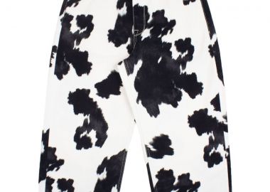 HOMEBOY Cow Print Baggy Denim Παντελόνι-01PA1090-BLACK - HOMEBOY - 