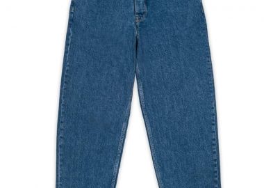 HOMEBOY Unisex Jeans x-tra BAGGY Denim - Washed Blue-01PA0381-BLUE - HOMEBOY - 