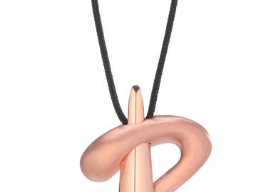 Honor Omano Κολιέ - Γούρι από Ορείχαλκο Rose Gold BA019 - Honor - 