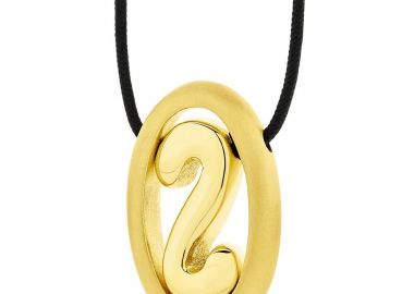 Honor Omano Oval 20 Κολιέ - Γούρι από Ορείχαλκο Gold BX016 - Honor - 