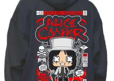 Hoodie Alice Cooper Pop Culture Black - Pop Culture - 