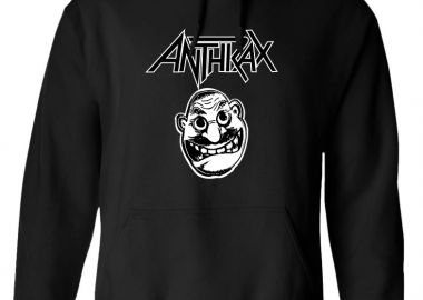 Hoodie Anthrax Not Man Rock Avenue Black - Rock Avenue - 