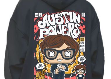 Hoodie Austin Powers Pop Culture Black - Pop Culture - 