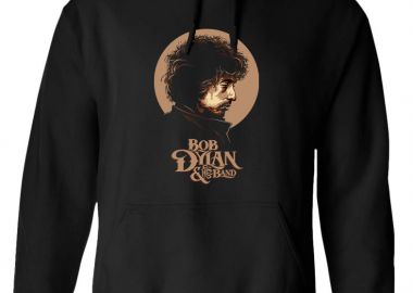 Hoodie Bob Dylan Art Design Rock Avenue Black - Rock Avenue - 