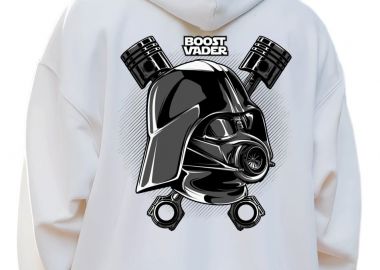 Hoodie Boost Vader Pop Culture White - Pop Culture - 
