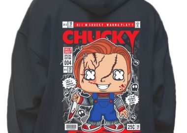 Hoodie Chucky Pop Culture Black - Pop Culture - 