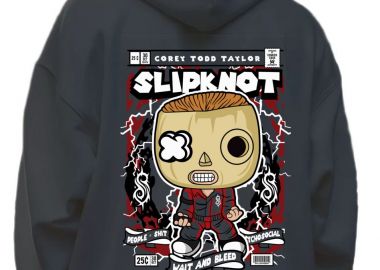 Hoodie Corey Taylor Slipknot Pop Culture Black - Pop Culture - 