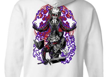 Hoodie Devil Union Black Clover Pop Culture White - Pop Culture - 