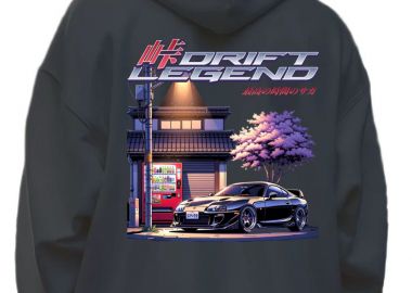 Hoodie Drift Legend Pop Culture Black - Pop Culture - 
