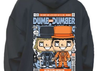 Hoodie Dumb And Dumber Pop Culture Black - Pop Culture - 