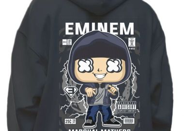 Hoodie Eminem 8 Mile Pop Culture Black - Pop Culture - 