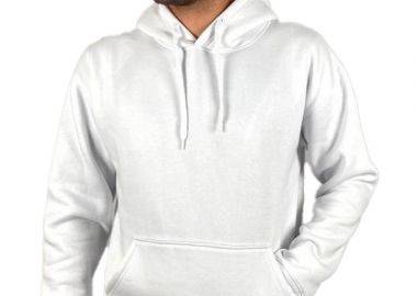 Hoodie Φούτερ 00145Β About Basics Shadow White - About Basics - 