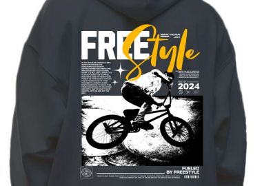Hoodie Freestyle Pop Culture Black - Pop Culture - 