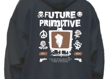 Hoodie Future Primitive Pop Culture Black - Pop Culture - 