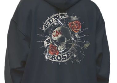 Hoodie Gnr Rock Avenue Black - Rock Avenue - 