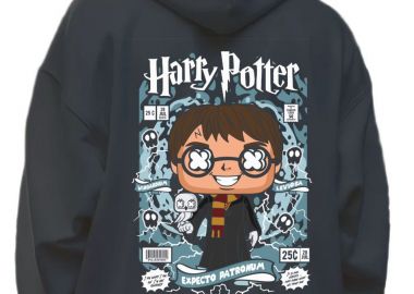 Hoodie Harry Potter Pop Culture Black - Pop Culture - 