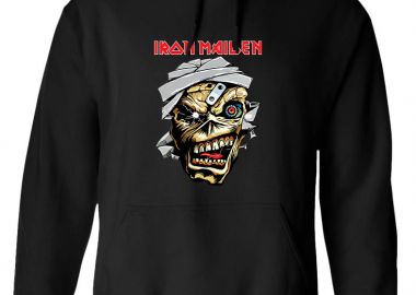 Hoodie Iron Maiden Eddie Metal1 Rock Avenue Black - Rock Avenue - 