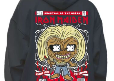 Hoodie Iron Maiden Killer Eddie Pop Culture Black - Pop Culture - 