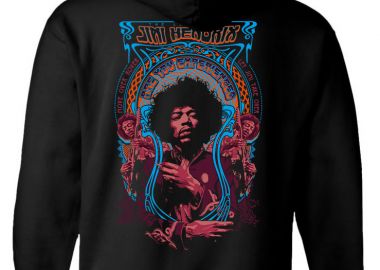 Hoodie Jimi Hendrix Are You Experienced Rock Avenue Black - Rock Avenue - 