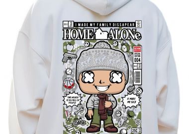 Hoodie Kevin Home Alone Pop Culture White - Pop Culture - 