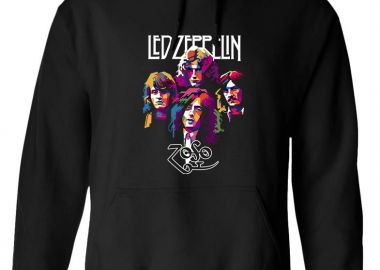 Hoodie Led Zep 1 Rock Avenue Black - Rock Avenue - 