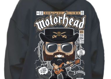 Hoodie Lemmy Killmister Motorhead Pop Culture Black - Pop Culture - 