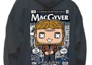 Hoodie Macgyver Pop Culture Black - Pop Culture - 