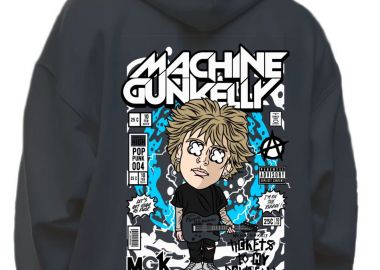 Hoodie Machine Gun Kelly Pop Culture Black - Pop Culture - 