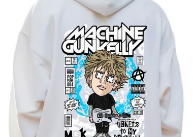 Hoodie Machine Gun Kelly Pop Culture White - Pop Culture - 