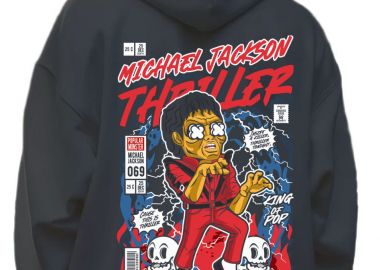 Hoodie Michael Jackson Thriller Pop Culture Black - Pop Culture - 