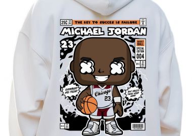 Hoodie Michael Jordan Pop Culture White - Pop Culture - 