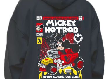 Hoodie Mickey Hot Rod Pop Culture Black - Pop Culture - 