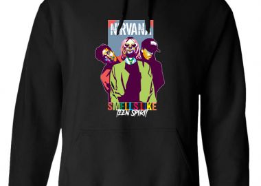 Hoodie Nirvana Art1 Rock Avenue Black - Rock Avenue - 