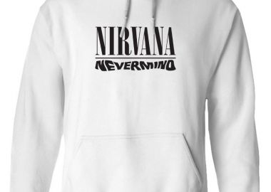 Hoodie Nirvana Nevermind Rock Avenue White - Rock Avenue - 
