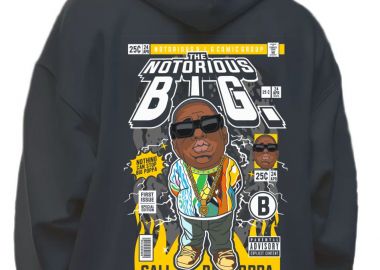 Hoodie Notorious B.I.G Pop Culture Black - Pop Culture - 
