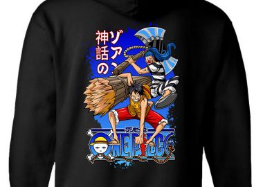 Hoodie One Piece 2d D Pop Culture Black - Pop Culture - 