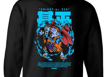 Hoodie One Piece Jinbei Pop Culture Black - Pop Culture - 