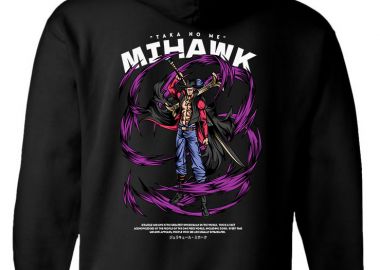 Hoodie One Piece Mihawk Pop Culture Black - Pop Culture - 