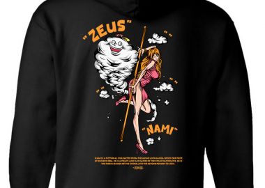 Hoodie One Piece Nami Pop Culture Black - Pop Culture - 