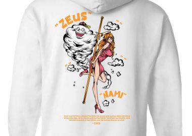 Hoodie One Piece Nami Pop Culture White - Pop Culture - 