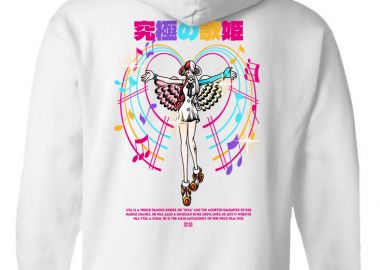 Hoodie One Piece Uta Pop Culture White - Pop Culture - 