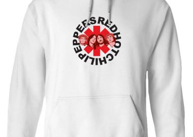 Hoodie Rhcp Art2 Rock Avenue White - Rock Avenue - 