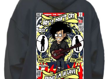 Hoodie Robert Smith The Cure Pop Culture Black - Pop Culture - 